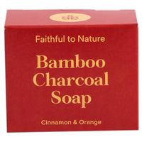 Faithful to Nature Bamboo Charcoal Soap Cinnamon & Orange